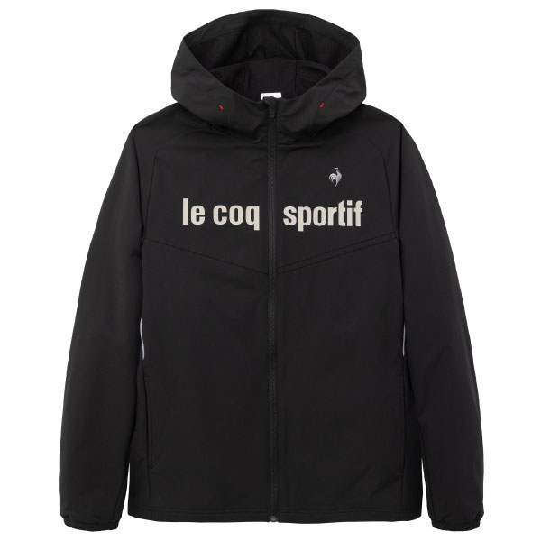ルコックスポルティフ 裏起毛ウィンドブレーカージャケット （ LT6FWB30M-BK00 ）[ lecoq sportif MWJ メンズ ]26FW