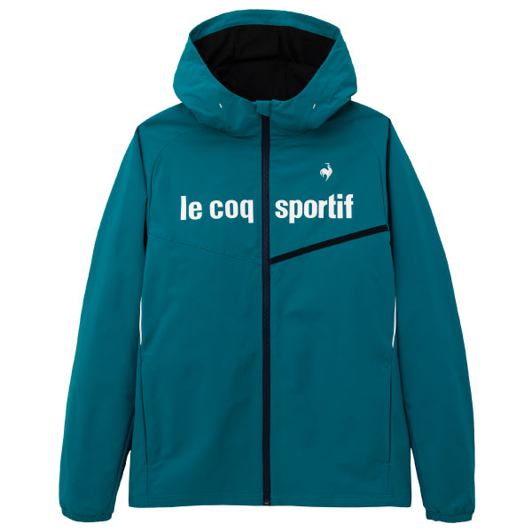 ルコックスポルティフ 裏起毛ウィンドブレーカージャケット （ LT6FWB30M-GR00 ）[ lecoq sportif MWJ メンズ ]26FW