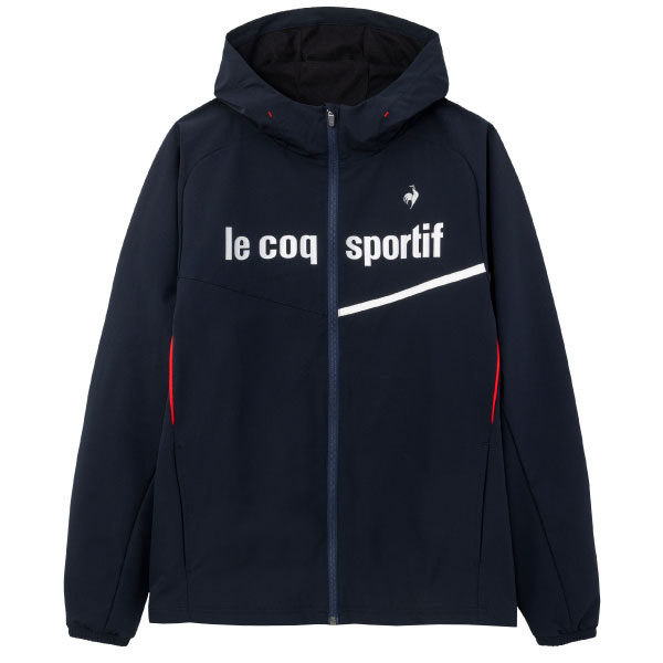 ルコックスポルティフ 裏起毛ウィンドブレーカージャケット （ LT6FWB30M-NV00 ）[ lecoq sportif MWJ メンズ ]26FW