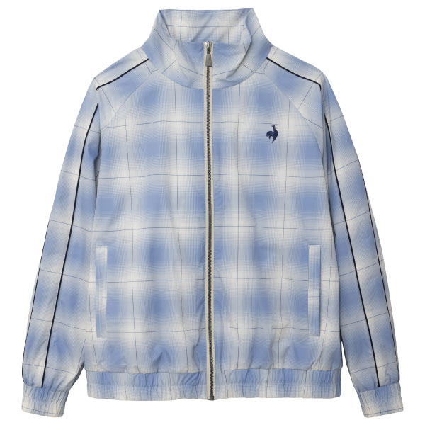 ルコックスポルティフ グラフィックフルジップウィンドジャケット （ LT6FWB32L-BL00 ）[ lecoq sportif LWJ レディース ]26FW
