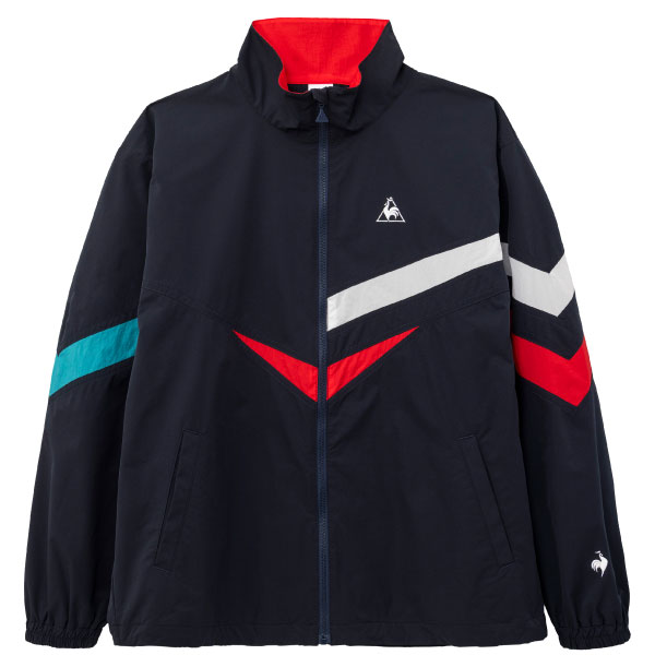 ルコックスポルティフ 裏メッシュウィンドブレーカージャケット （ LT6FWB32M-NV00 ）[ lecoq sportif MWJ メンズ ]26FW