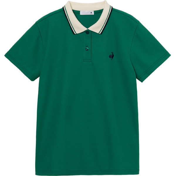 ルコックスポルティフ バックプリーツカノコポロシャツ （ LT6SHS41L-GR00 ）[ lecoq sportif LS レディース ]26SS