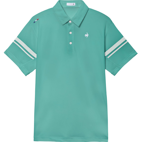 ルコックスポルティフ 接触冷感ポリエチレンポロシャツ （ LT6SHS42M-GR00 ）[ lecoq sportif MS メンズ ]26SS