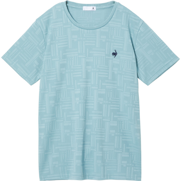 ルコックスポルティフ ジャガード半袖Tシャツ （ LT6SHT02L-BL00 ）[ lecoq sportif LS レディース ]26SS