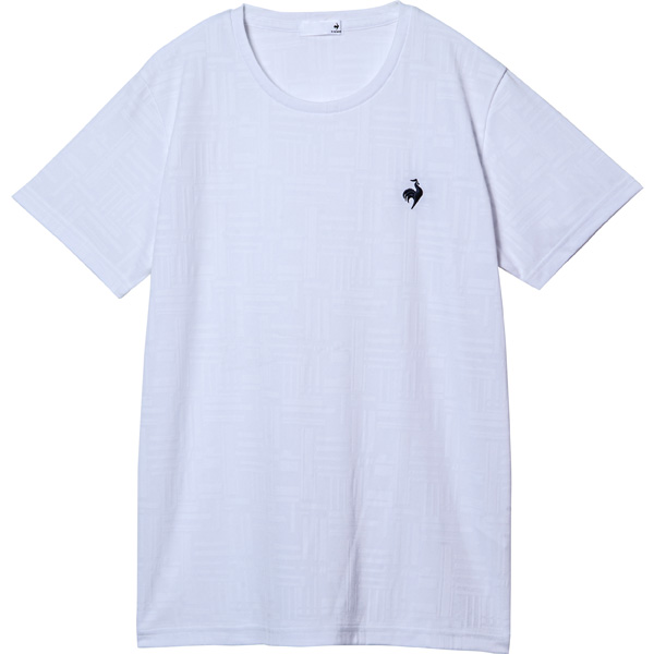 ルコックスポルティフ ジャガード半袖Tシャツ （ LT6SHT02L-WH00 ）[ lecoq sportif LS レディース ]26SS