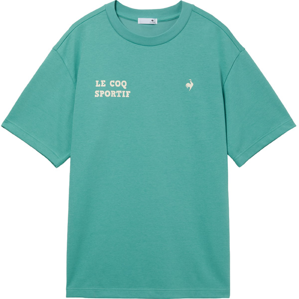 ルコックスポルティフ 接触冷感グラフィック半袖Tシャツ （ LT6SHT02M-GR00 ）[ lecoq sportif MS メンズ ]26SS