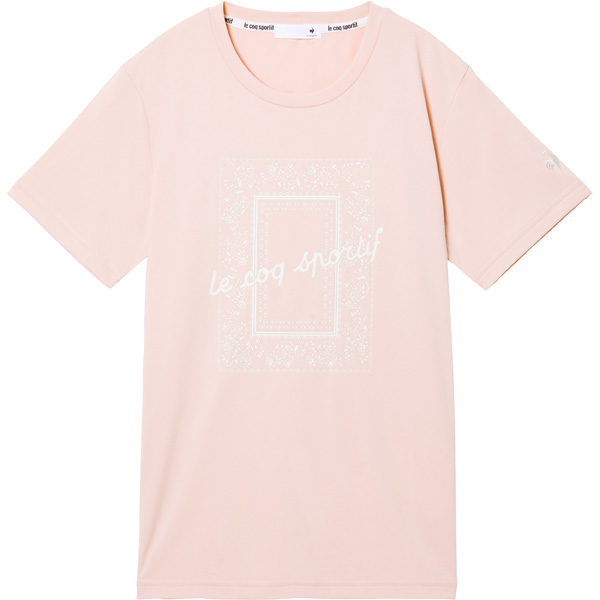 ルコックスポルティフ サンスクリーンスムースニット半袖Tシャツ （ LT6SHT03L-PK00 ）[ lecoq sportif LS レディース ]26SS