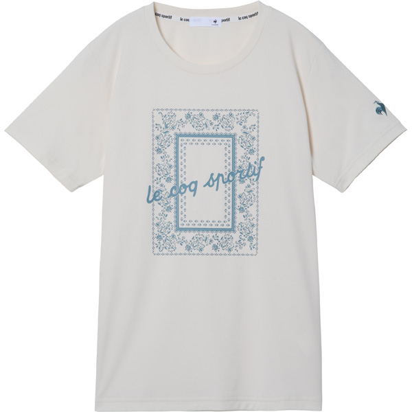 ルコックスポルティフ サンスクリーンスムースニット半袖Tシャツ （ LT6SHT03L-WH01 ）[ lecoq sportif LS レディース ]26SS