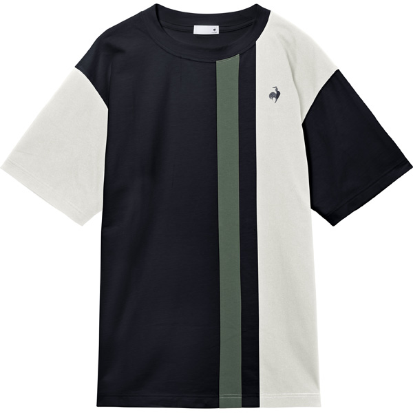ルコックスポルティフ ストライプ半袖Tシャツ （ LT6SHT08M-NV00 ）[ lecoq sportif MS メンズ ]26SS