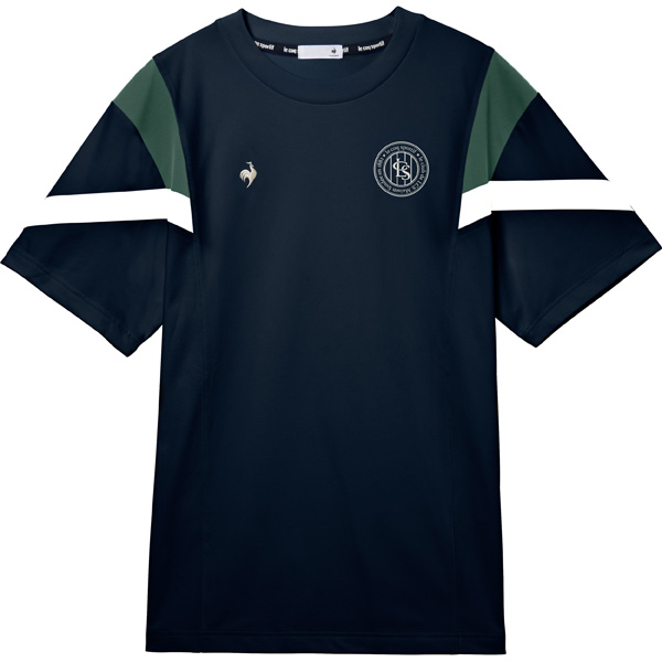 ルコックスポルティフ ヘランカサンスクリーン半袖Tシャツ （ LT6SHT11M-NV00 ）[ lecoq sportif MS メンズ ]26SS
