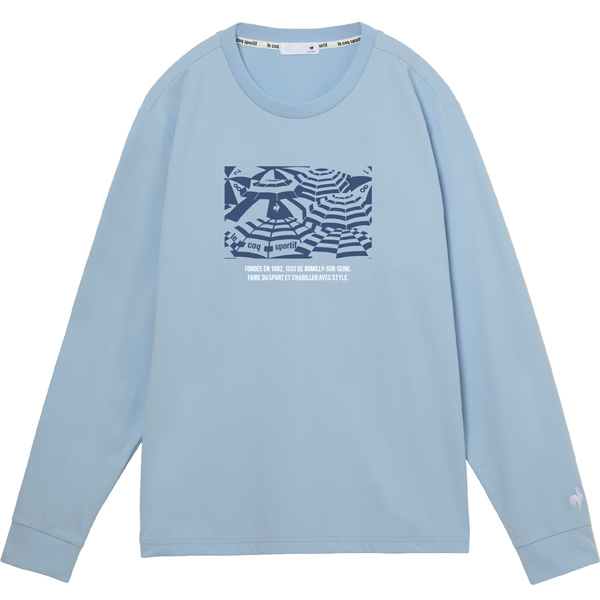 ルコックスポルティフ ヘランカ長袖Tシャツ （ LT6SLT01L-BL00 ）[ lecoq sportif LS レディース ]26SS