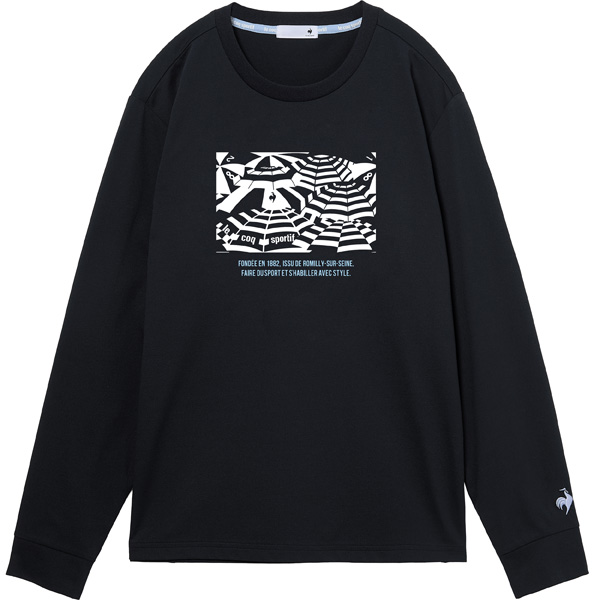 ルコックスポルティフ ヘランカ長袖Tシャツ （ LT6SLT01L-NV00 ）[ lecoq sportif LS レディース ]26SS