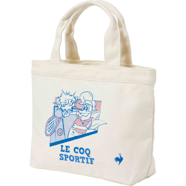 ルコックスポルティフ キャンバスミニトートバッグ （ LT6STT21U-OR00 ）[ lecoq sportif BAG アクセサリー ]26SS