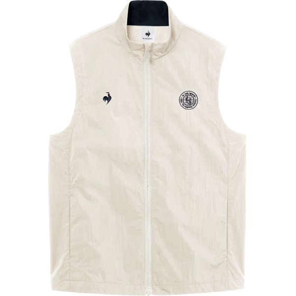 ルコックスポルティフ ナイロンワッシャーベスト （ LT6SVE00L-WH01 ）[ lecoq sportif LSB レディース ]26SS