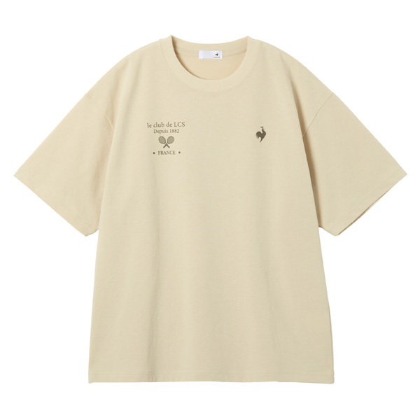 ルコックスポルティフ コットンライクポリエステル半袖Tシャツ （ LU5FHT01L-BG00 ）[ lecoq sportif LS レディース ]25FW