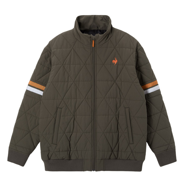 ルコックスポルティフ ダイヤキルティングパディングジャケット （ LU5FJK70M-BW00 ）[ lecoq sportif MWJ メンズ ]25FW