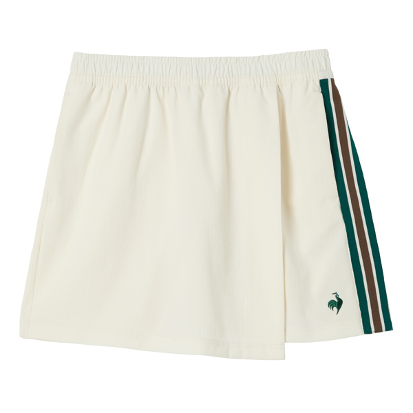 ルコックスポルティフ リブクロス キュロットスコート （ LU5FSK00L-WH01 ）[ lecoq sportif LSP レディース ]25FW