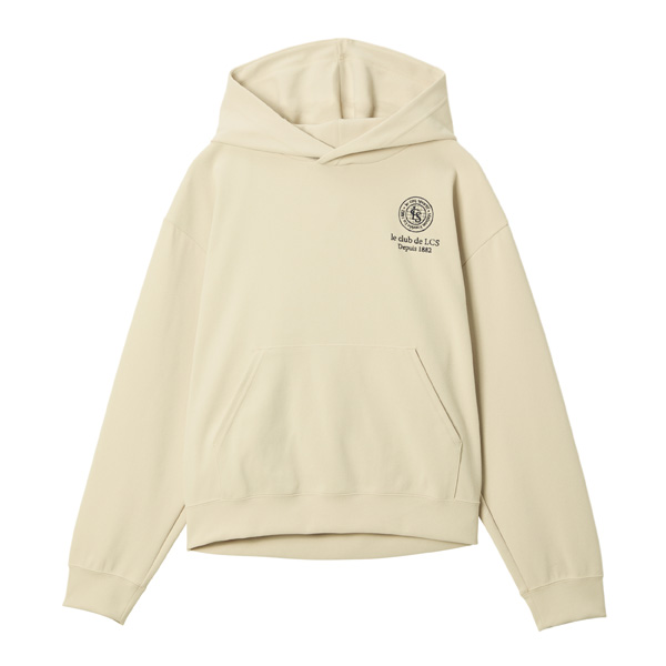 ルコックスポルティフ 防風リブニットフーディースウェット （ LU5FSW40L-BG00 ）[ lecoq sportif LSWS レディース ]25FW