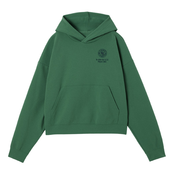 ルコックスポルティフ 防風リブニットフーディースウェット （ LU5FSW40L-GR00 ）[ lecoq sportif LSWS レディース ]25FW