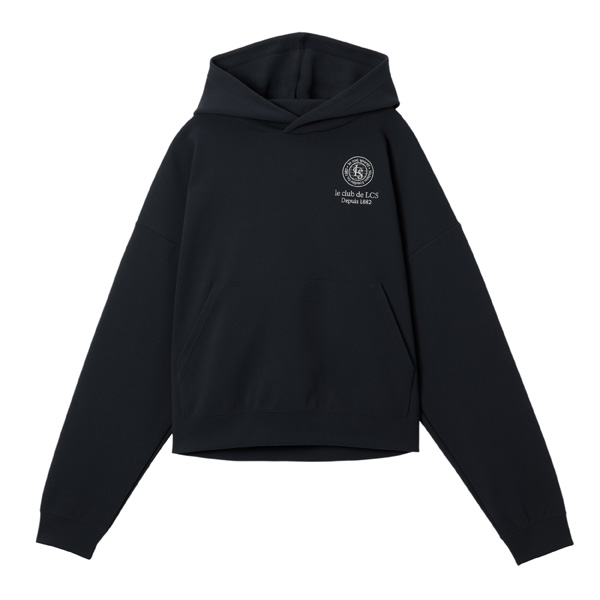 ルコックスポルティフ 防風リブニットフーディースウェット （ LU5FSW40L-NV00 ）[ lecoq sportif LSWS レディース ]25FW