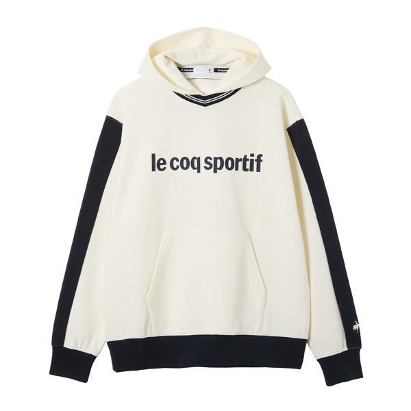 ルコックスポルティフ ハーフゲージニットフーディスウェット （ LU5FSW41M-WH01 ）[ lecoq sportif MSWS メンズ ]25FW