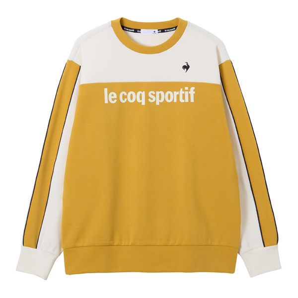 ルコックスポルティフ ハーフゲージニットクルーネックスウェット （ LU5FSW42M-YL00 ）[ lecoq sportif MSWS メンズ ]25FW