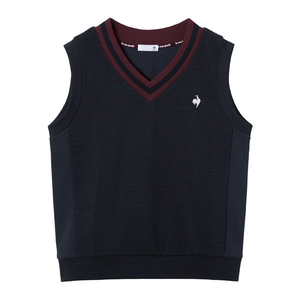 ルコックスポルティフ ニットライクベスト （ LU5FVE00L-NV00 ）[ lecoq sportif LSB レディース ]25FW