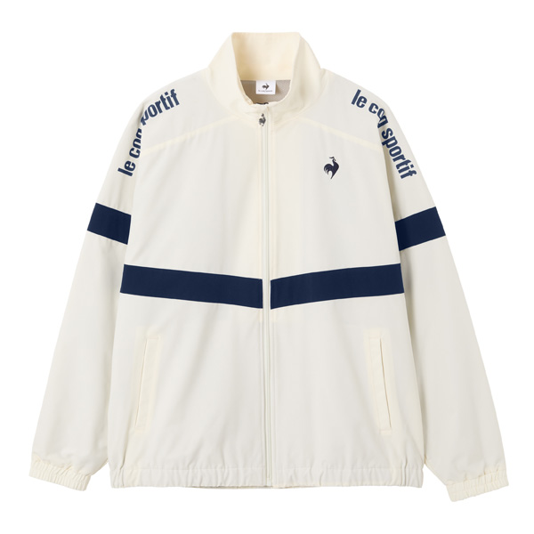 ルコックスポルティフ 裏メッシュ付きウィンドブレーカー （ LU5FWB31M-WH01 ）[ lecoq sportif MWJ メンズ ]25FW