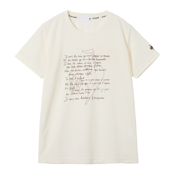 ルコックスポルティフ 汗染み軽減 半袖Tシャツ （ LZ5FHT01L-WH01 ）[ lecoq sportif LS レディース ]25FW