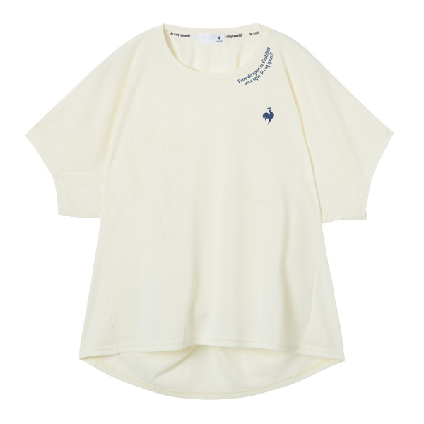 ルコックスポルティフ 汗染み軽減 半袖Tシャツ （ LZ5FHT02L-WH01 ）[ lecoq sportif LS レディース ]25FW