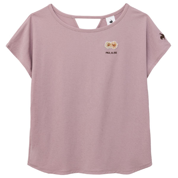 ルコックスポルティフ PJコラボシアーニット半袖Tシャツ （ LZ6FHTP3L-PK00 ）[ lecoq sportif LS レディース ]26FW