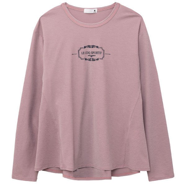 ルコックスポルティフ シアーニット長袖Tシャツ （ LZ6FLT01L-PK00 ）[ lecoq sportif LS レディース ]26FW