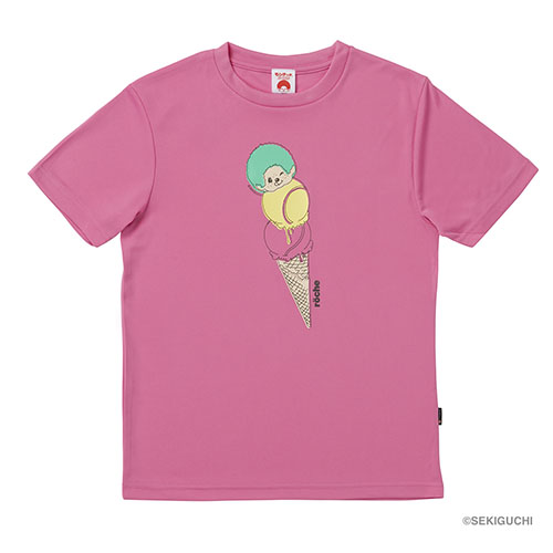 【初売り1月12日迄ポイント10倍】ローチェ モンチッチrocheコラボTシャツ （ M0069 - PINK ）[ roche MS ユニセックス ]23SS