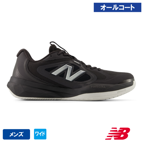 ニューバランス フューエルセル 796 v5 H BLACK(new balance FuelCell 796 v5 H M79620S 4E) テニスシューズ メンズ オールコート 26SS