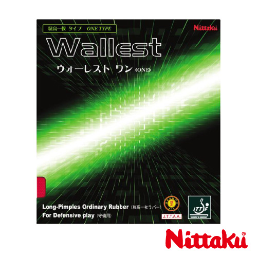 ニッタク ウォーレスト ワン（Nittaku WALLEST ONE NR-8563）卓球ラバー【メーカー取寄せ商品】