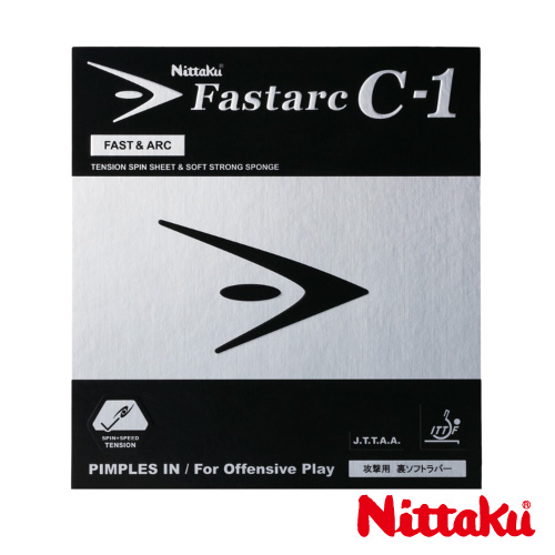 ニッタク ファスターク C-1（Nittaku FASTARC C-1 NR-8706）卓球ラバー【メーカー取寄せ商品】