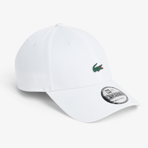 ラコステ×ニューエラ 9FORTY ワニロゴワンポイントキャップ（ RK7305-99-001 ）[ LACOSTE CP アクセサリー ]26FW