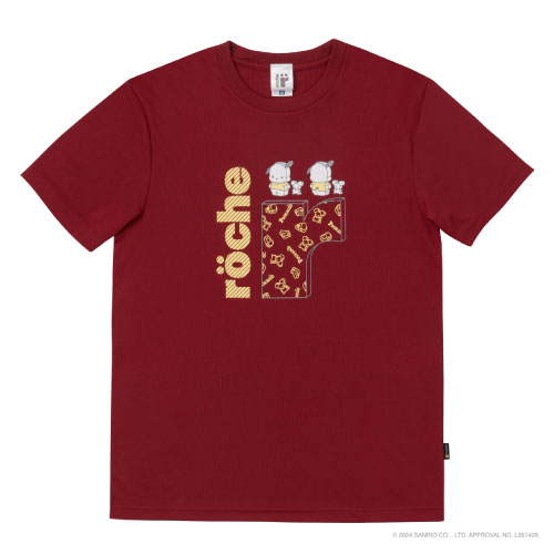 ローチェ サンリオキャクターズ rocheコラボTシャツ （ S0014-BURGUNDY ）[ roche MS ユニセックス ]24FW