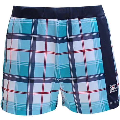【SALE】セントクリストファー チェックゲームショートパンツ （ STC-BCW2314-TQ ）[ St.Christopher LSP レディース ]23SS【メーカー取寄せ商品】