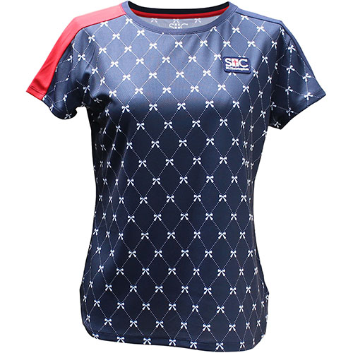 【SALE】セントクリストファー リボンズゲームシャツ （ STC-BCW2321-NV ）[ St.Christopher LS レディース ]23SS【メーカー取寄せ商品】