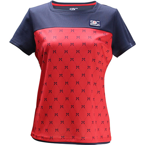 【SALE】セントクリストファー ウエストリボンズゲームシャツ （ STC-BCW2323-RD ）[ St.Christopher LS レディース ]23SS【メーカー取寄せ商品】