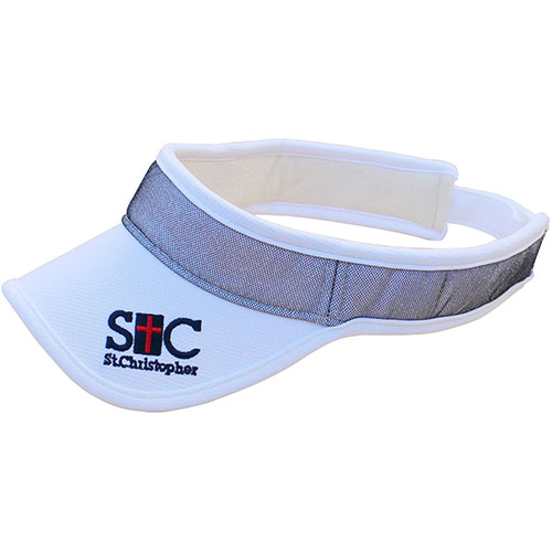 【SALE】セントクリストファー グリッターレースサンバイザー （ STC-BDA4730-WH ）[ St.Christopher SUV アクセサリー ]24SS【メーカー取寄せ商品】