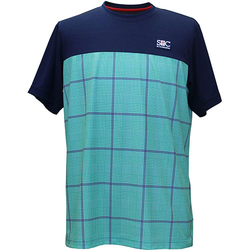 【SALE】セントクリストファー グレンチェックメンズゲームシャツ （ STC-BDM5451-GR ）[ St.Christopher MS メンズ ]24FW