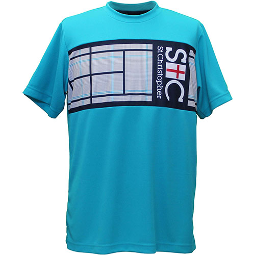 【SALE】セントクリストファー テニスコートプラクティスシャツ （ STC-BDM5455-TQ ）[ St.Christopher MS メンズ ]24FW