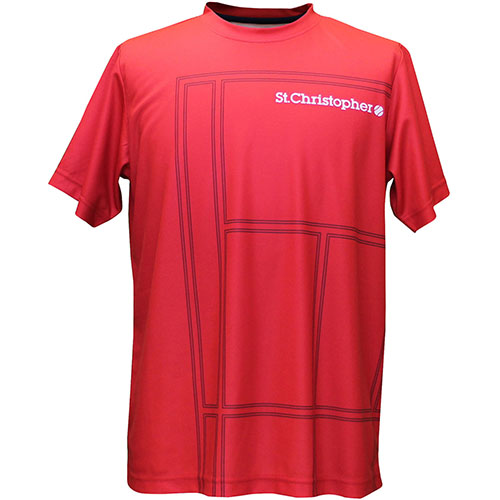 【SALE】セントクリストファー コートラインゲームシャツ （ STC-BDM5465-RD ）[ St.Christopher MS メンズ ]24FW