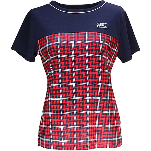 【SALE】セントクリストファー チェックゲームシャツ （ STC-BDW2351-RD ）[ St.Christopher LS レディース ]24SS【メーカー取寄せ商品】