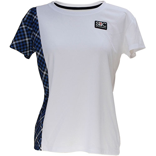 【SALE】セントクリストファー サイドチェックゲームシャツ （ STC-BDW2353-WHSK ）[ St.Christopher LS レディース ]24SS【メーカー取寄せ商品】