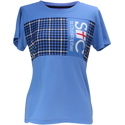 【SALE】セントクリストファー チェックプラクティスシャツ （ STC-BDW2359-SK ）[ St.Christopher LS レディース ]24SS【メーカー取寄せ商品】