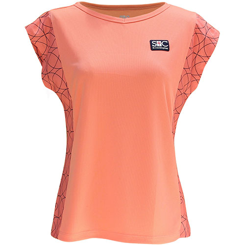 【SALE】セントクリストファー サイドクロワゾンゲームシャツ （ STC-BDW2363-SPK ）[ St.Christopher LS レディース ]24SS【メーカー取寄せ商品】