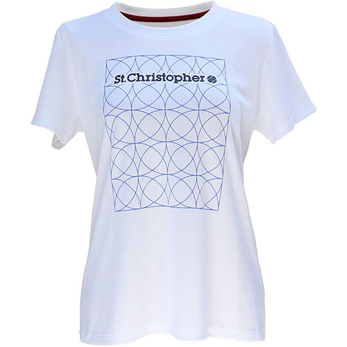 【SALE】セントクリストファー クロワゾンプラクティスシャツ （ STC-BDW2369-WH ）[ St.Christopher LS レディース ]24SS【メーカー取寄せ商品】